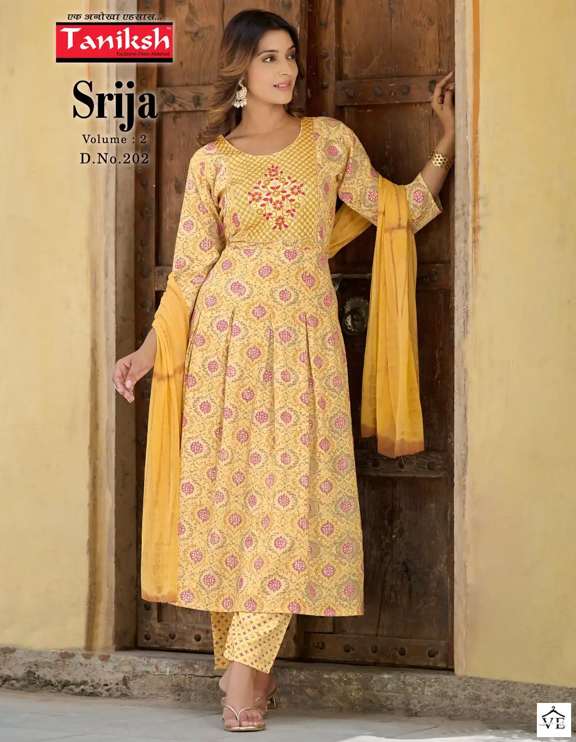 Tanishk Srija Vol 2 Rayon Wholesale Readymade Suits Catalog — Wholesale Salwar Suits, MPA wholesale from Surat — view 1