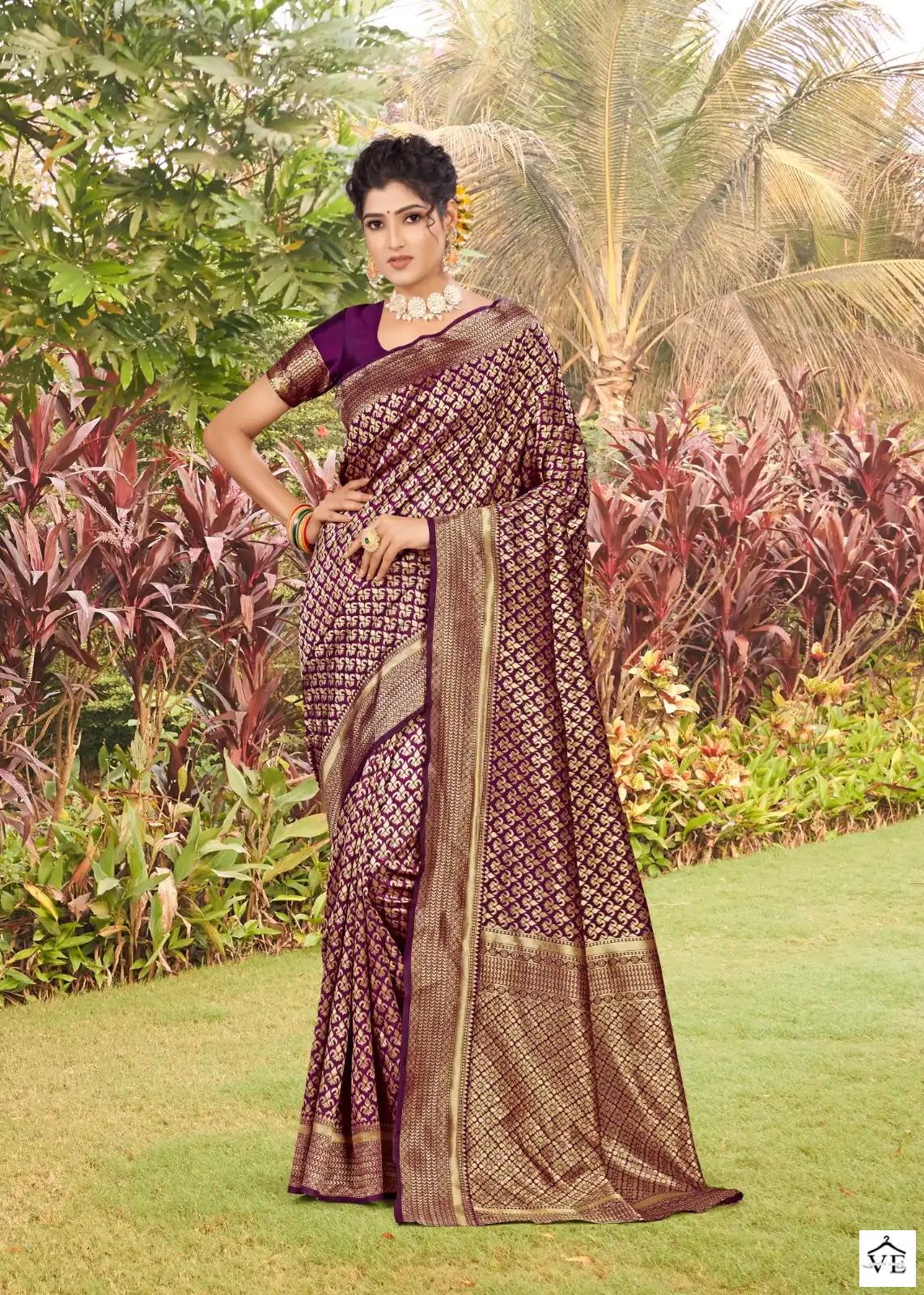 The Fabrica Stavya Soft Silk Jacquard Wholesale Saree Catalog — Wholesale Sarees, MPA wholesale from Surat - Gallery Image 2