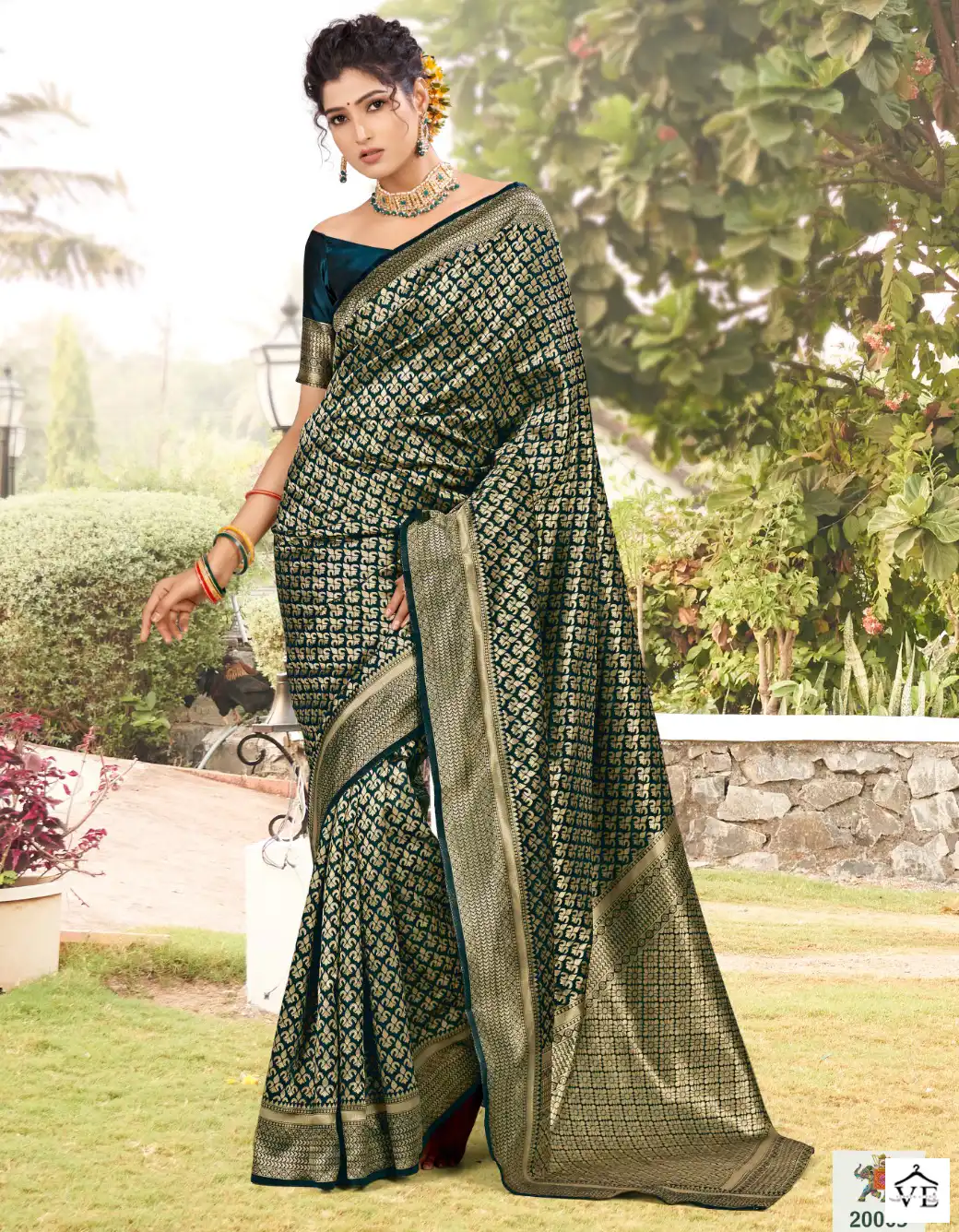 The Fabrica Stavya Soft Silk Jacquard Wholesale Saree Catalog — Wholesale Sarees, MPA wholesale from Surat — view 1