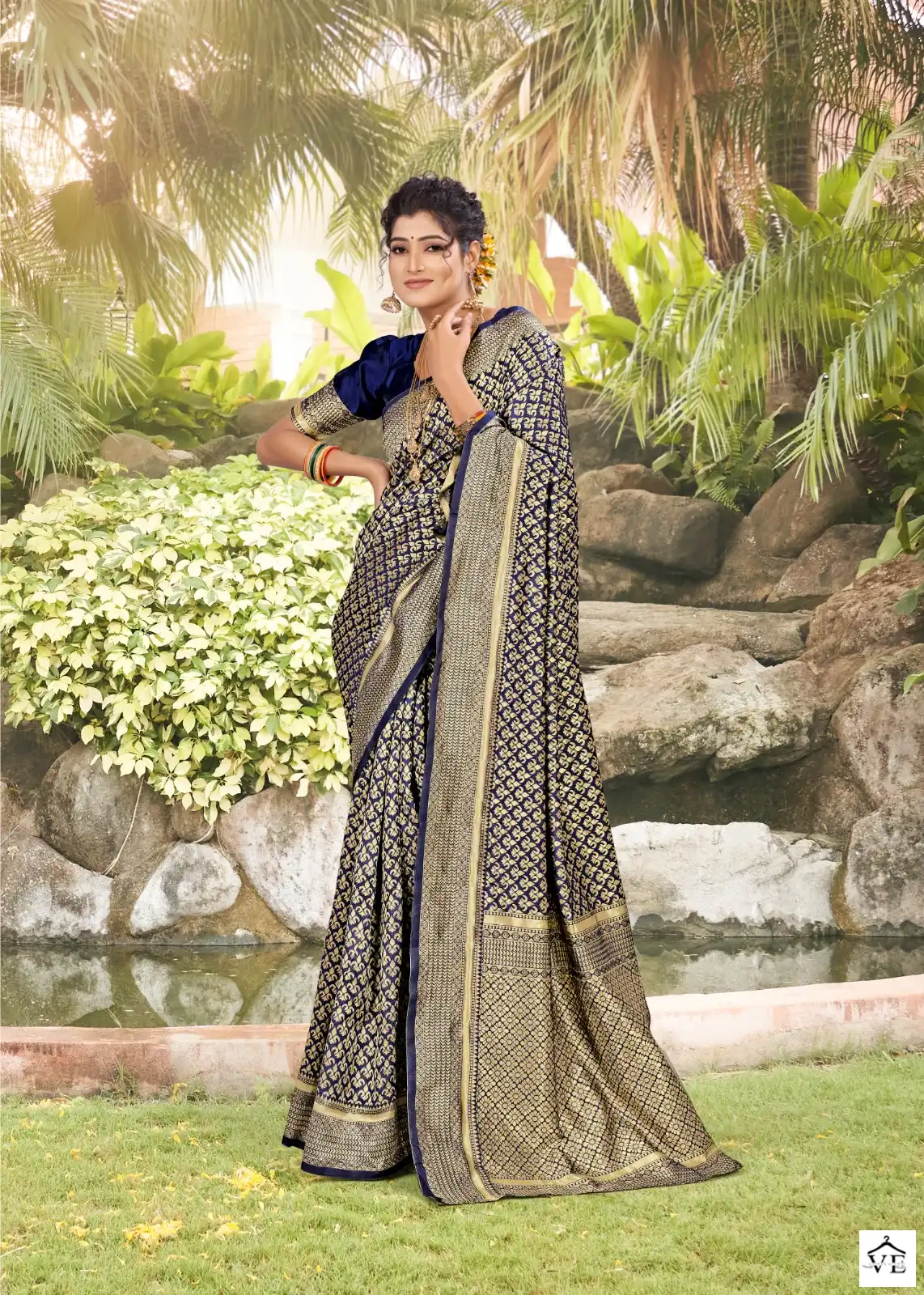 The Fabrica Stavya Soft Silk Jacquard Wholesale Saree Catalog — Wholesale Sarees, MPA wholesale from Surat - Gallery Image 4