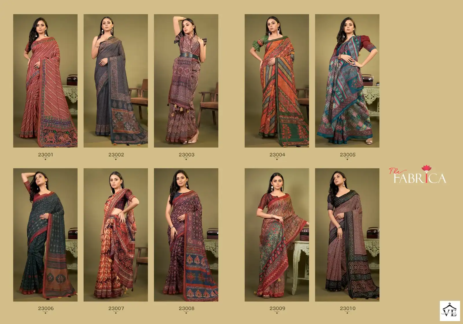 The Fabrica Stelvin Cotton Wholesale Saree Catalog — Wholesale Sarees, MPA wholesale from Surat — view 11