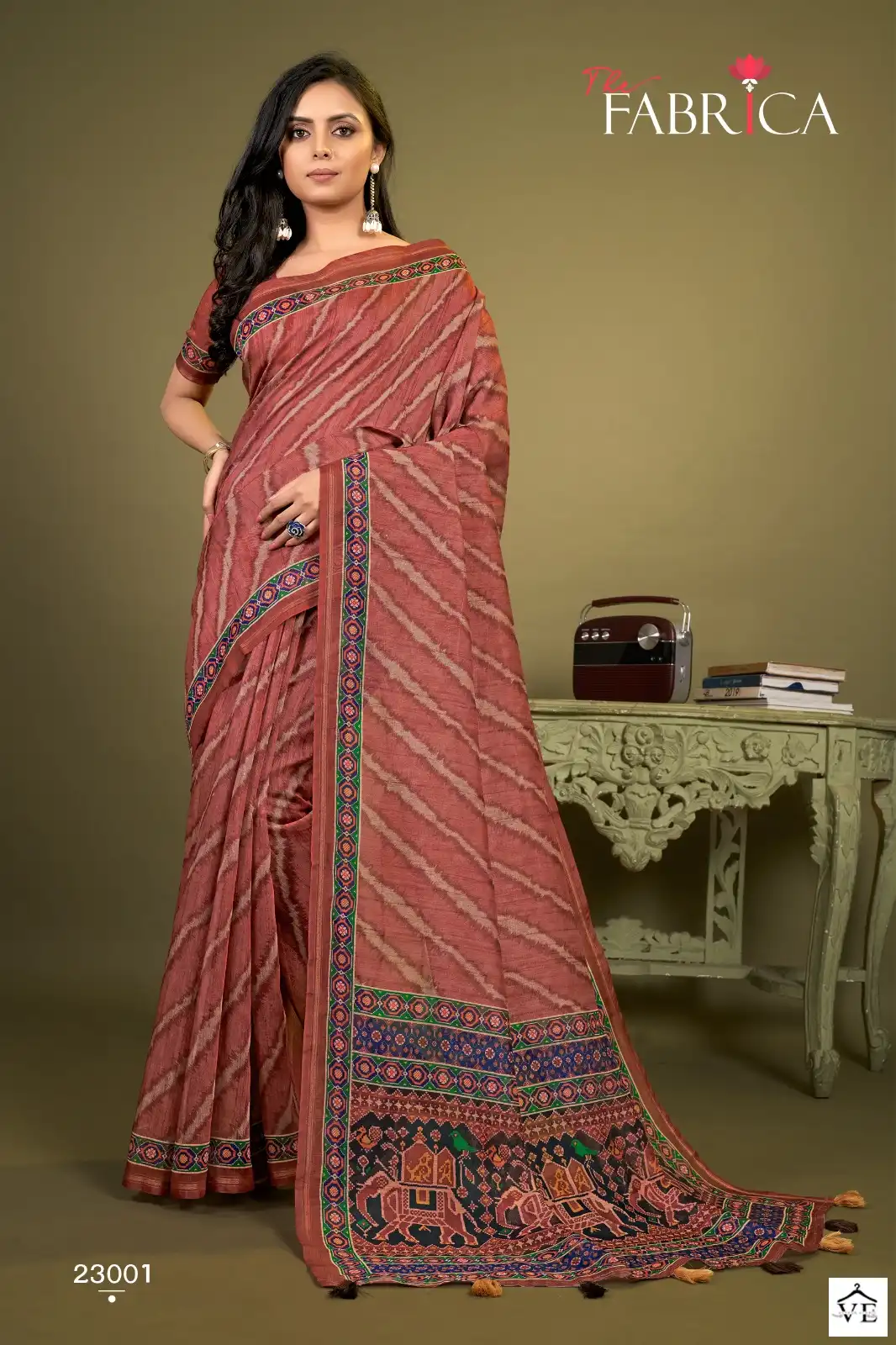The Fabrica Stelvin Cotton Wholesale Saree Catalog — Wholesale Sarees, MPA wholesale from Surat - Gallery Image 6