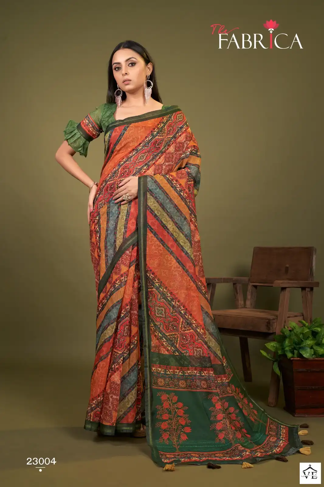 The Fabrica Stelvin Cotton Wholesale Saree Catalog — Wholesale Sarees, MPA wholesale from Surat - Gallery Image 7