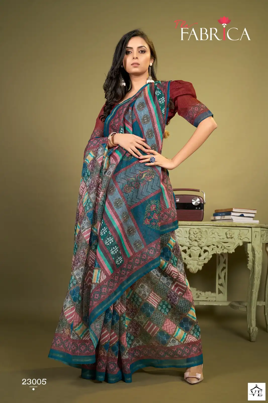 The Fabrica Stelvin Cotton Wholesale Saree Catalog — Wholesale Sarees, MPA wholesale from Surat - Gallery Image 8