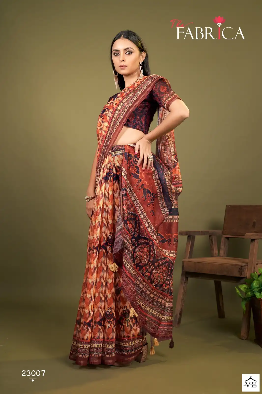 The Fabrica Stelvin Cotton Wholesale Saree Catalog — Wholesale Sarees, MPA wholesale from Surat - Gallery Image 9