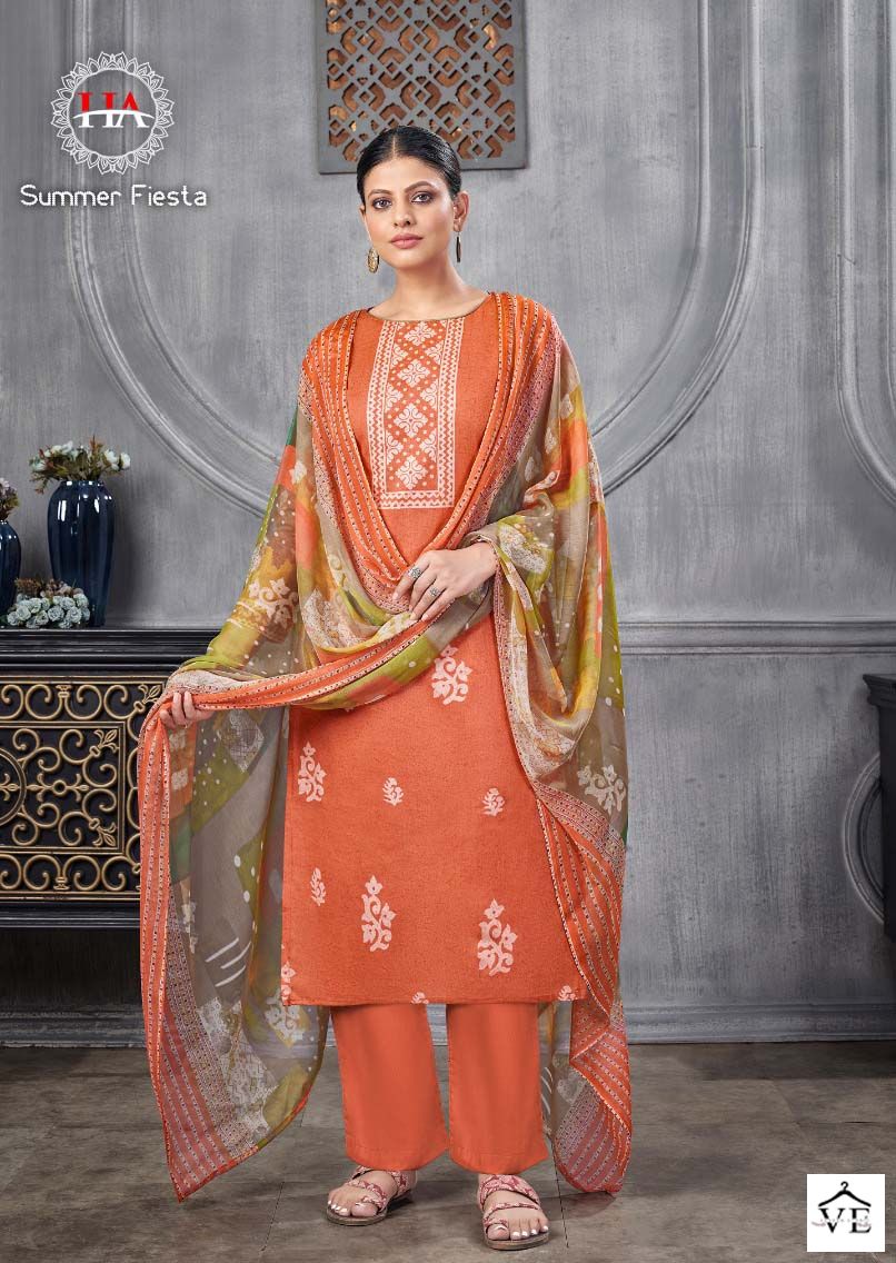 Harshit Fashion Summer Fiesta Cambric Wholesale Salwar Suit Catalog — Wholesale Salwar Suits, MPA wholesale from Surat - Gallery Image 3