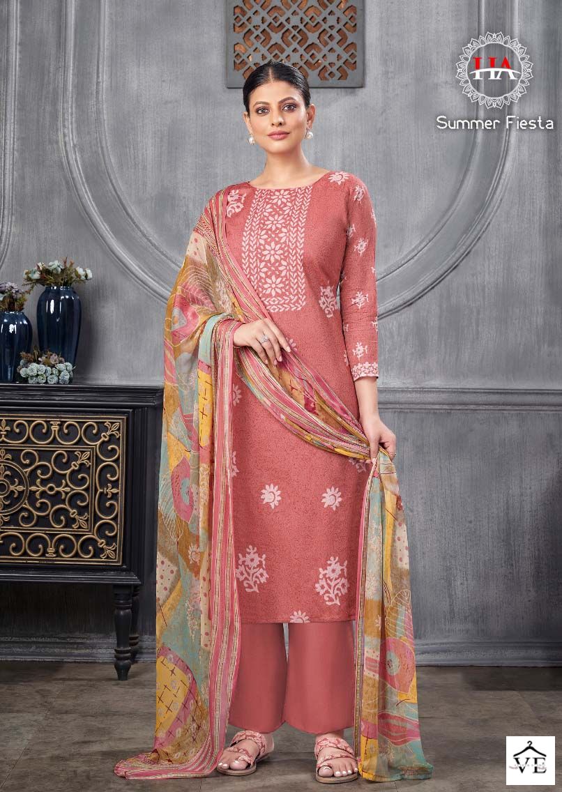 Harshit Fashion Summer Fiesta Cambric Wholesale Salwar Suit Catalog — Wholesale Salwar Suits, MPA wholesale from Surat - Gallery Image 5