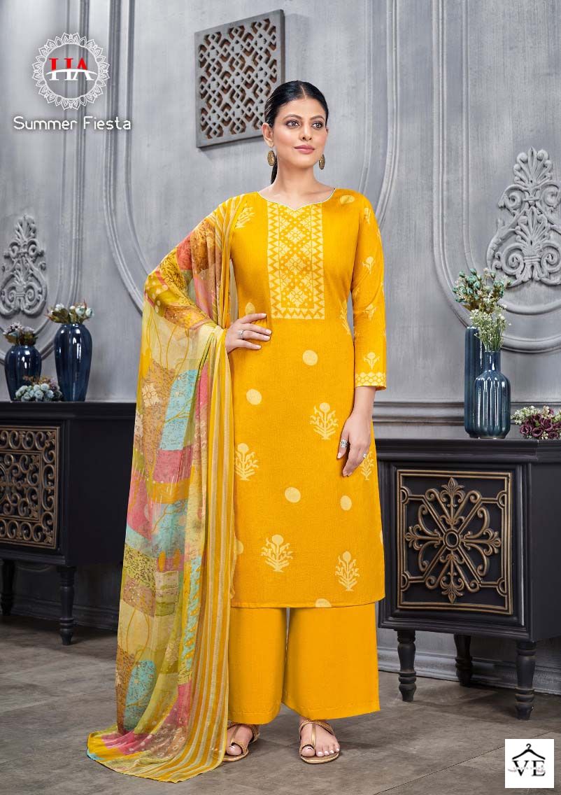Harshit Fashion Summer Fiesta Cambric Wholesale Salwar Suit Catalog — Wholesale Salwar Suits, MPA wholesale from Surat - Gallery Image 6