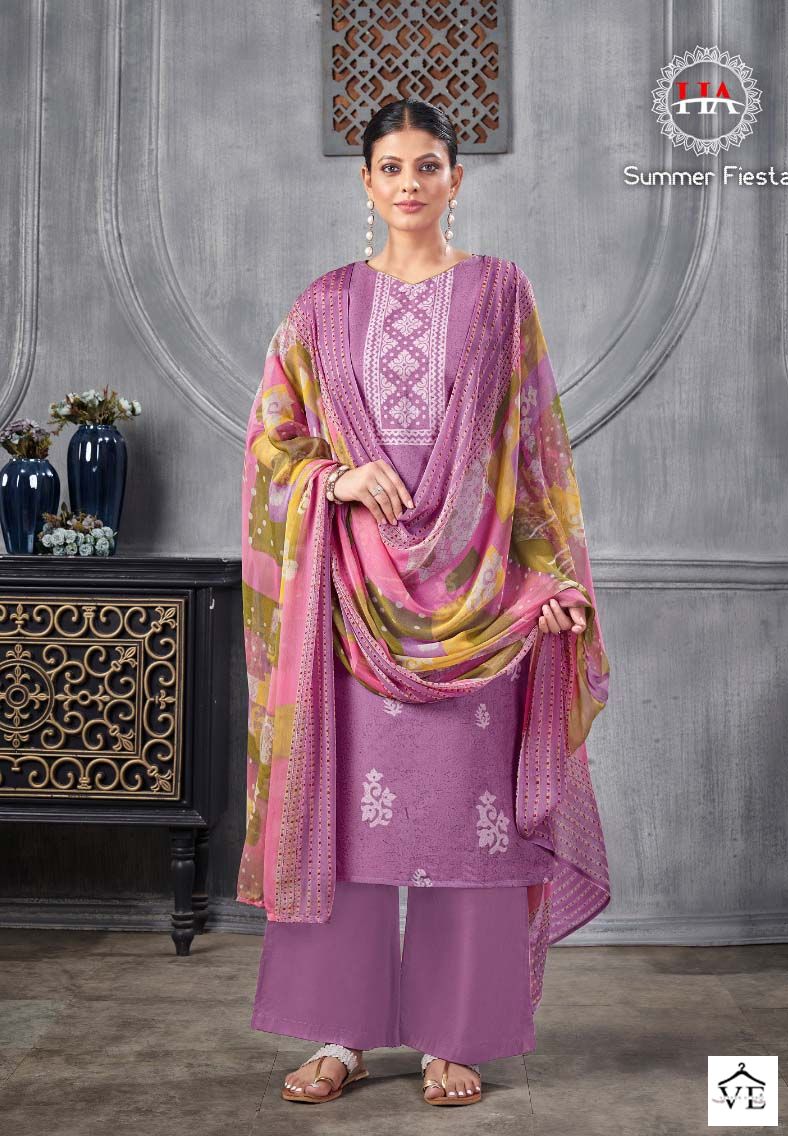 Harshit Fashion Summer Fiesta Cambric Wholesale Salwar Suit Catalog — Wholesale Salwar Suits, MPA wholesale from Surat - Gallery Image 7