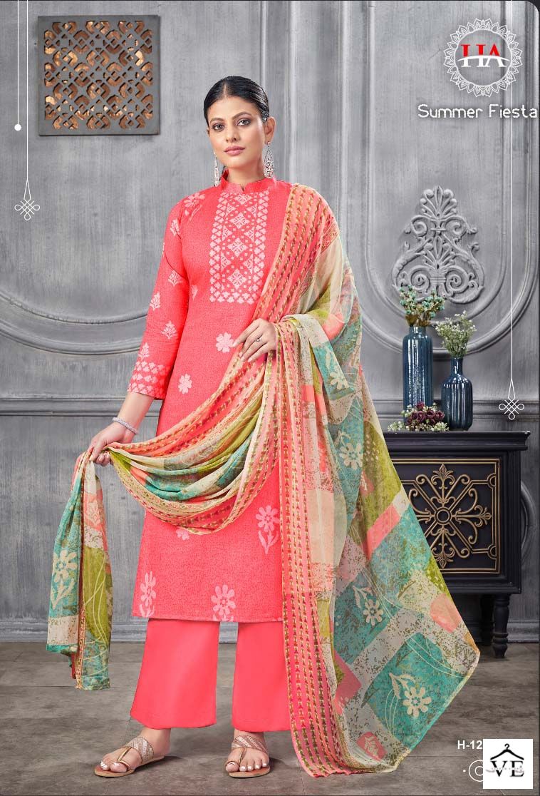 Harshit Fashion Summer Fiesta Cambric Wholesale Salwar Suit Catalog — Wholesale Salwar Suits, MPA wholesale from Surat - Gallery Image 8