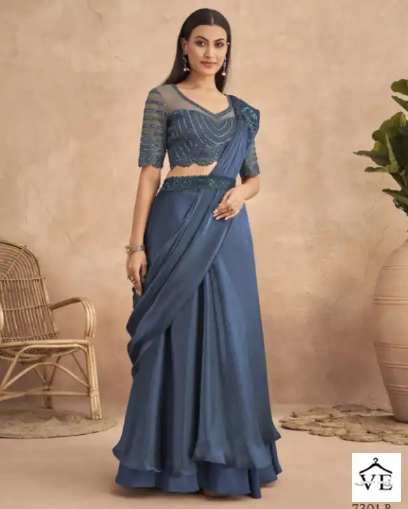 TFH Super Star 7301 Colour’s Fancy Wholesale Saree Catalog — Wholesale Sarees, MPA wholesale from Surat — view 1
