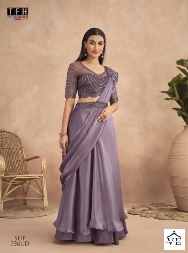 TFH Super Star 7301 Colour’s Fancy Wholesale Saree Catalog — Wholesale Sarees, MPA wholesale from Surat - Gallery Image 4