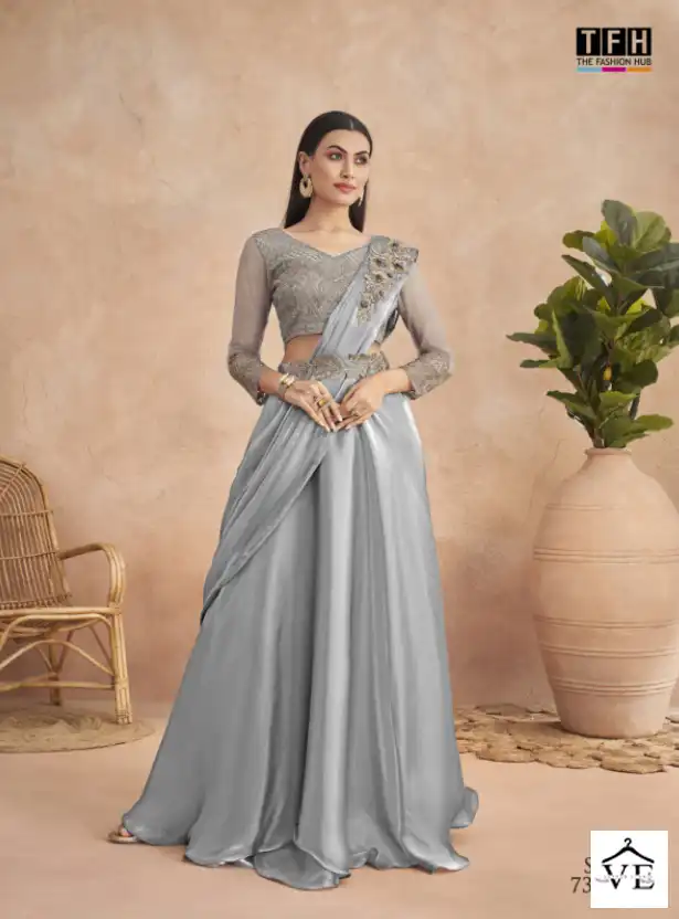 TFH Super Star 7304 Colour’s Fancy Wholesale Saree Catalog — Wholesale Sarees, MPA wholesale from Surat — view 2