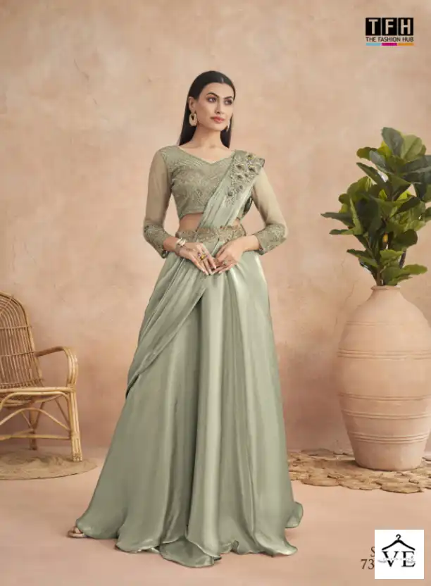 TFH Super Star 7304 Colour’s Fancy Wholesale Saree Catalog — Wholesale Sarees, MPA wholesale from Surat — view 3
