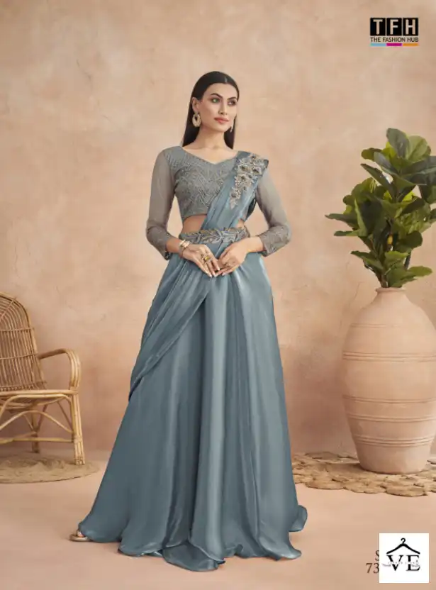TFH Super Star 7304 Colour’s Fancy Wholesale Saree Catalog — Wholesale Sarees, MPA wholesale from Surat — view 4