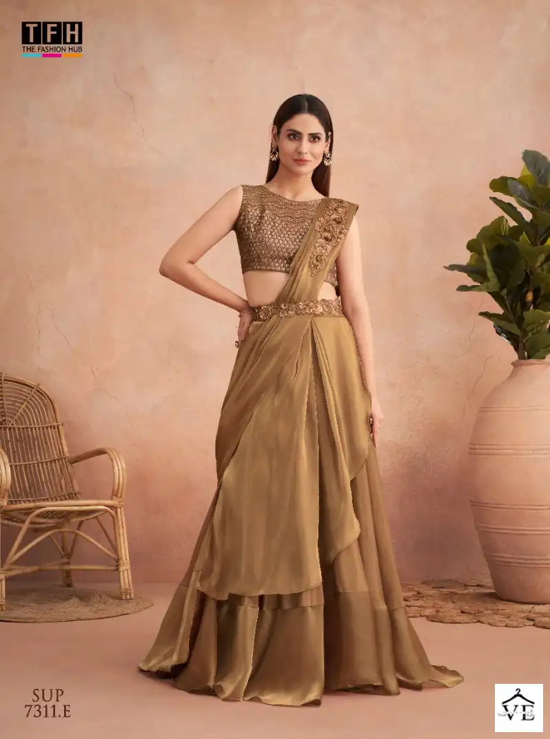 TFH Super Star 7311 Colour’s Fancy Wholesale Saree Catalog — Wholesale Sarees, MPA wholesale from Surat — view 4