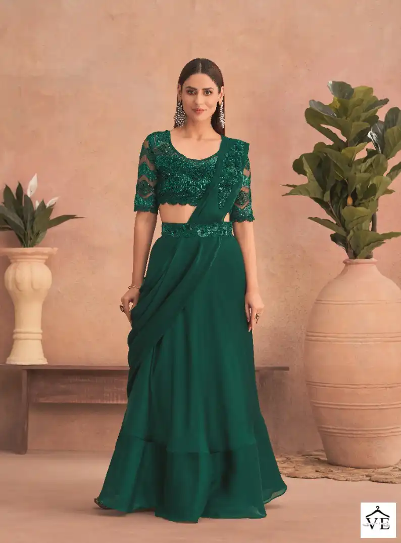TFH Super Star Hits 7302 Fancy Wholesale Designer Saree Catalog — Wholesale Sarees, MPA wholesale from Surat — view 2