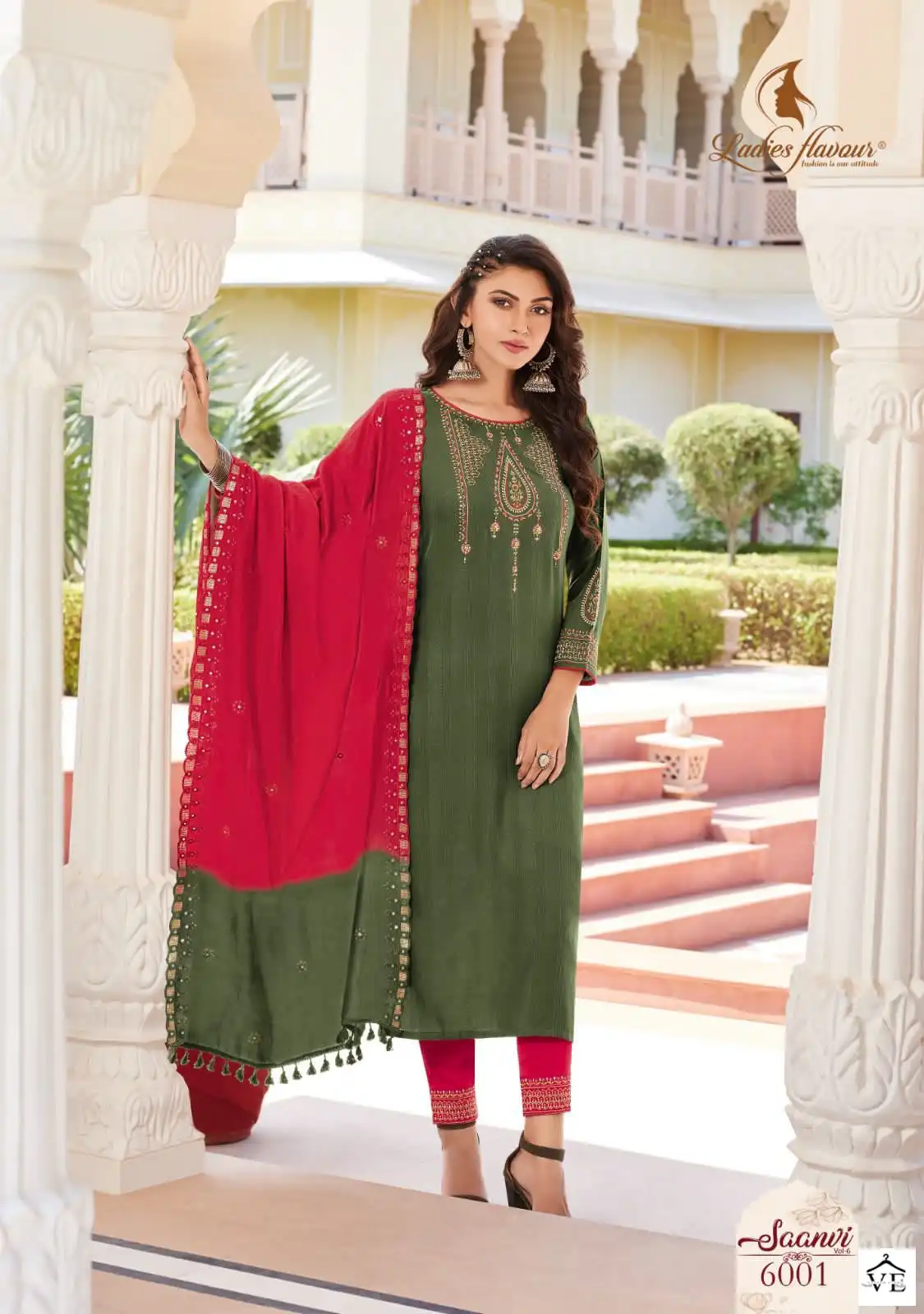 Ladies Flavour Saanvi Vol 6 Pure Rayon Wholesale Readymade Suits Catalog — Wholesale Salwar Suits, MPA wholesale from Surat - Gallery Image 7