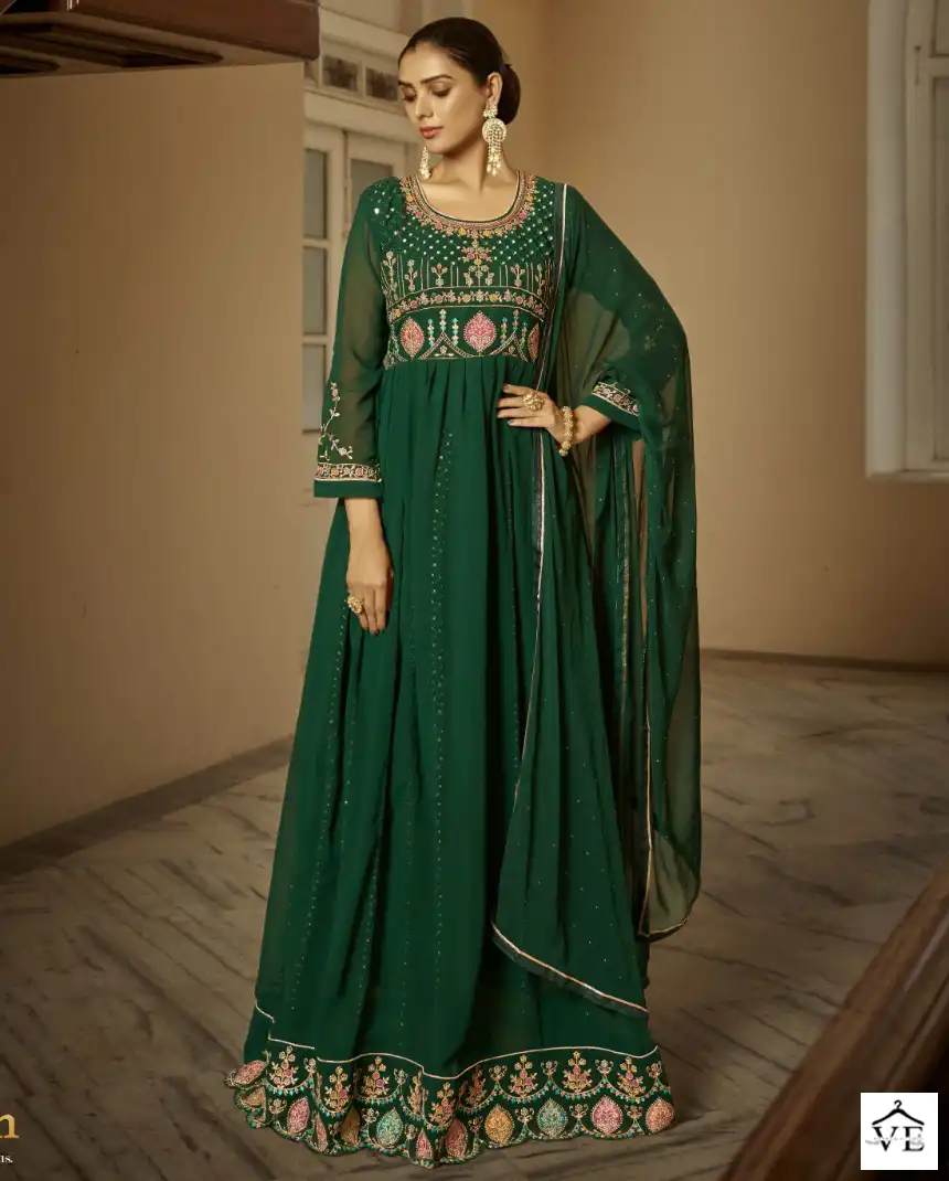 Sabah Fiza Heavy Faux Georgette Wholesale Designer Pakistani Suit Catalog — Wholesale Salwar Suits, MPA wholesale from Surat — view 1