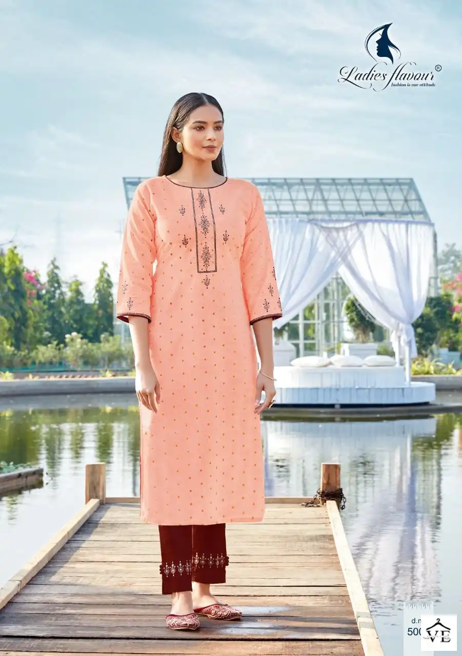 Ladies Flavour Safari Heavy Cotton Wholesale Kurti With Pant Catalog — Wholesale Kurtis, MPA wholesale from Surat - Gallery Image 3