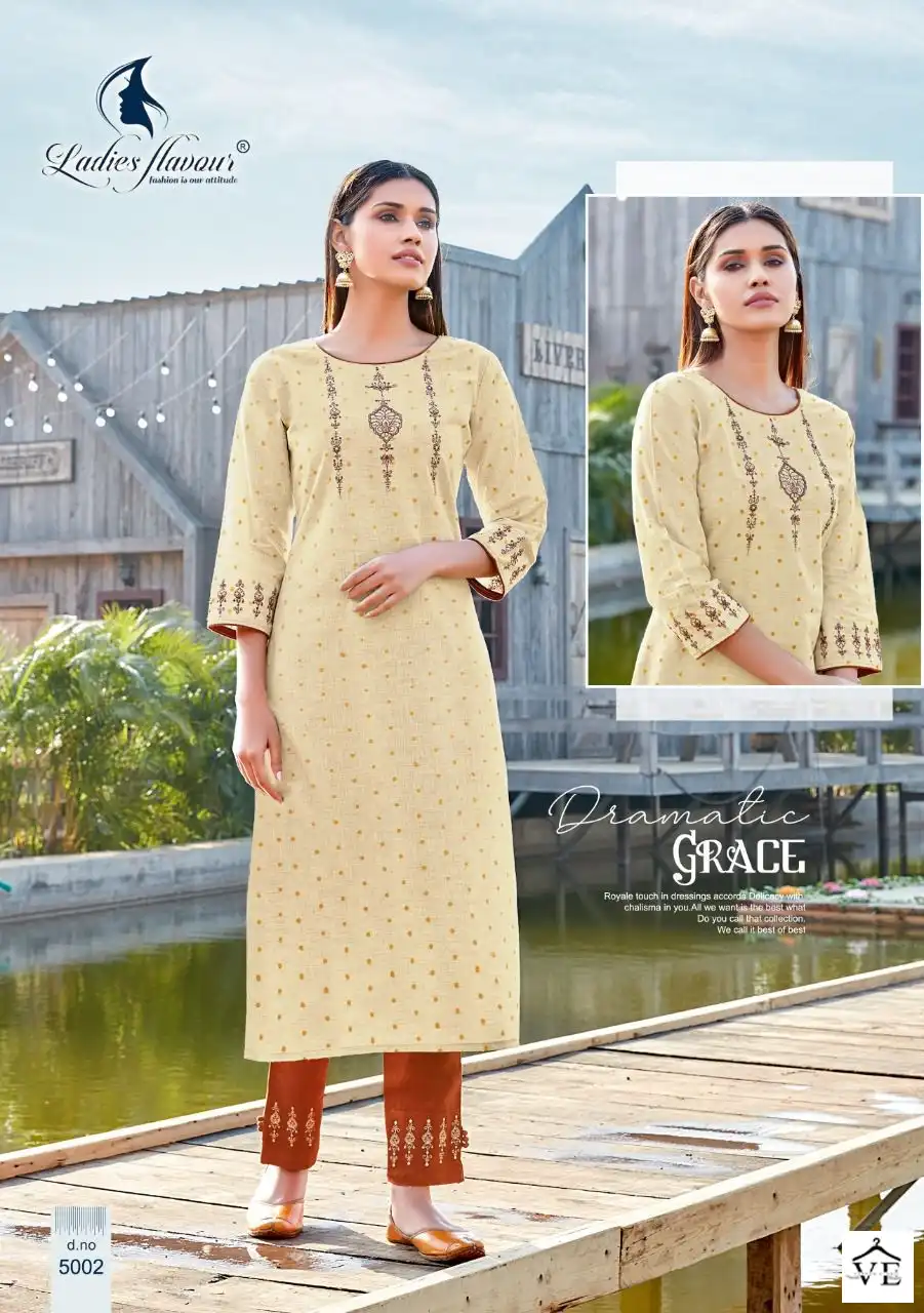 Ladies Flavour Safari Heavy Cotton Wholesale Kurti With Pant Catalog — Wholesale Kurtis, MPA wholesale from Surat - Gallery Image 4