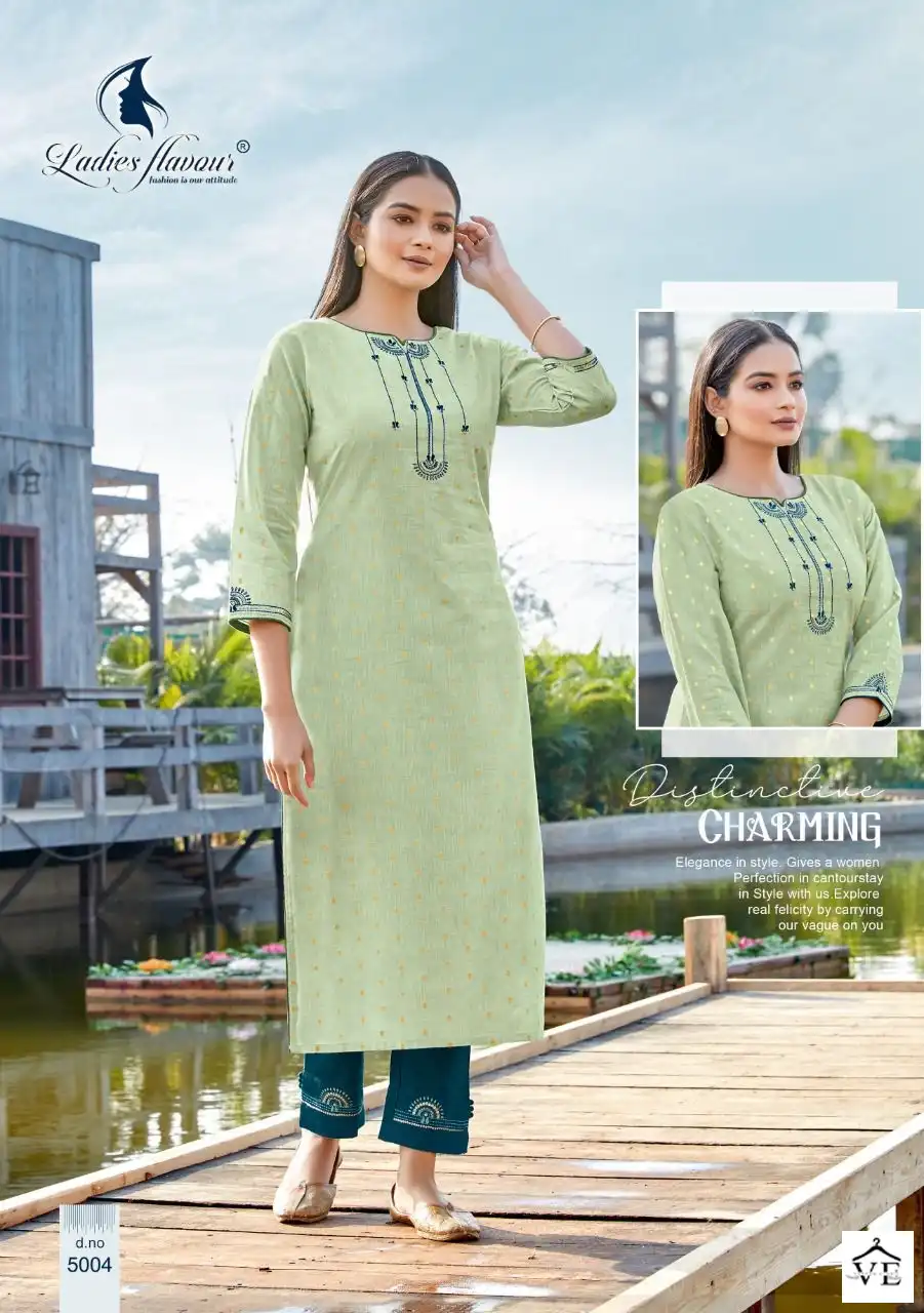 Ladies Flavour Safari Heavy Cotton Wholesale Kurti With Pant Catalog — Wholesale Kurtis, MPA wholesale from Surat - Gallery Image 2