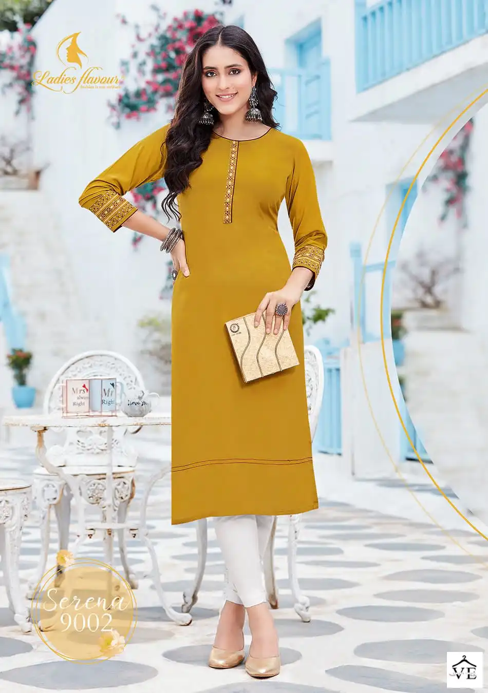 Ladies Flavour Serena Vol-9 14 Kg Rayon Wholesale Kurti Catalog — Wholesale Kurtis, MPA wholesale from Surat — view 1