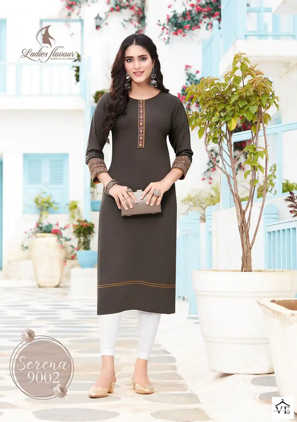 Ladies Flavour Serena Vol-9 14 Kg Rayon Wholesale Kurti Catalog — Wholesale Kurtis, MPA wholesale from Surat - Gallery Image 2