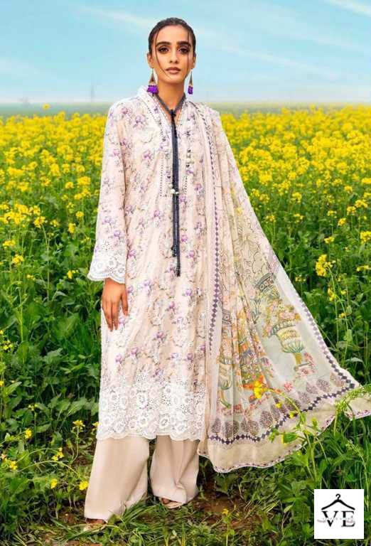 Serene Adan Libas Sersoon Lawn Cotton Wholesale Pakistani Salwar Suit Catalog — Wholesale Salwar Suits, MPA wholesale from Surat - Gallery Image 4