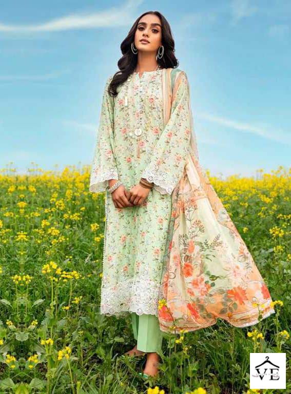 Serene Adan Libas Sersoon Lawn Cotton Wholesale Pakistani Salwar Suit Catalog — Wholesale Salwar Suits, MPA wholesale from Surat - Gallery Image 5