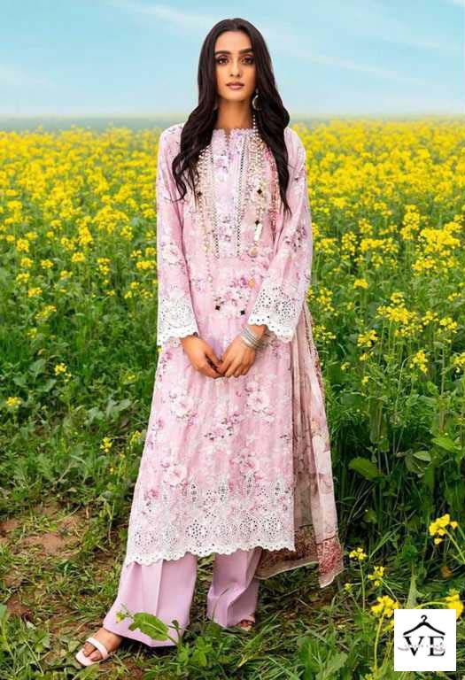 Serene Adan Libas Sersoon Lawn Cotton Wholesale Pakistani Salwar Suit Catalog — Wholesale Salwar Suits, MPA wholesale from Surat - Gallery Image 6