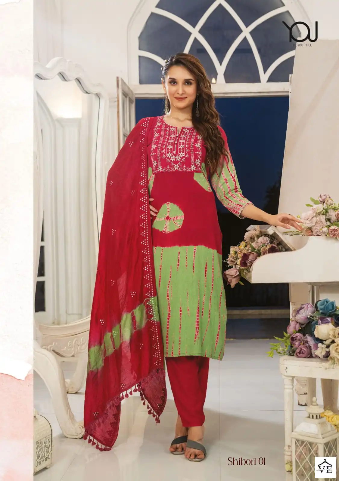 Wanna Shibori Luxury Rayon Wholesale Readymade Suits Catalog — Wholesale Salwar Suits, MPA wholesale from Surat - Gallery Image 5