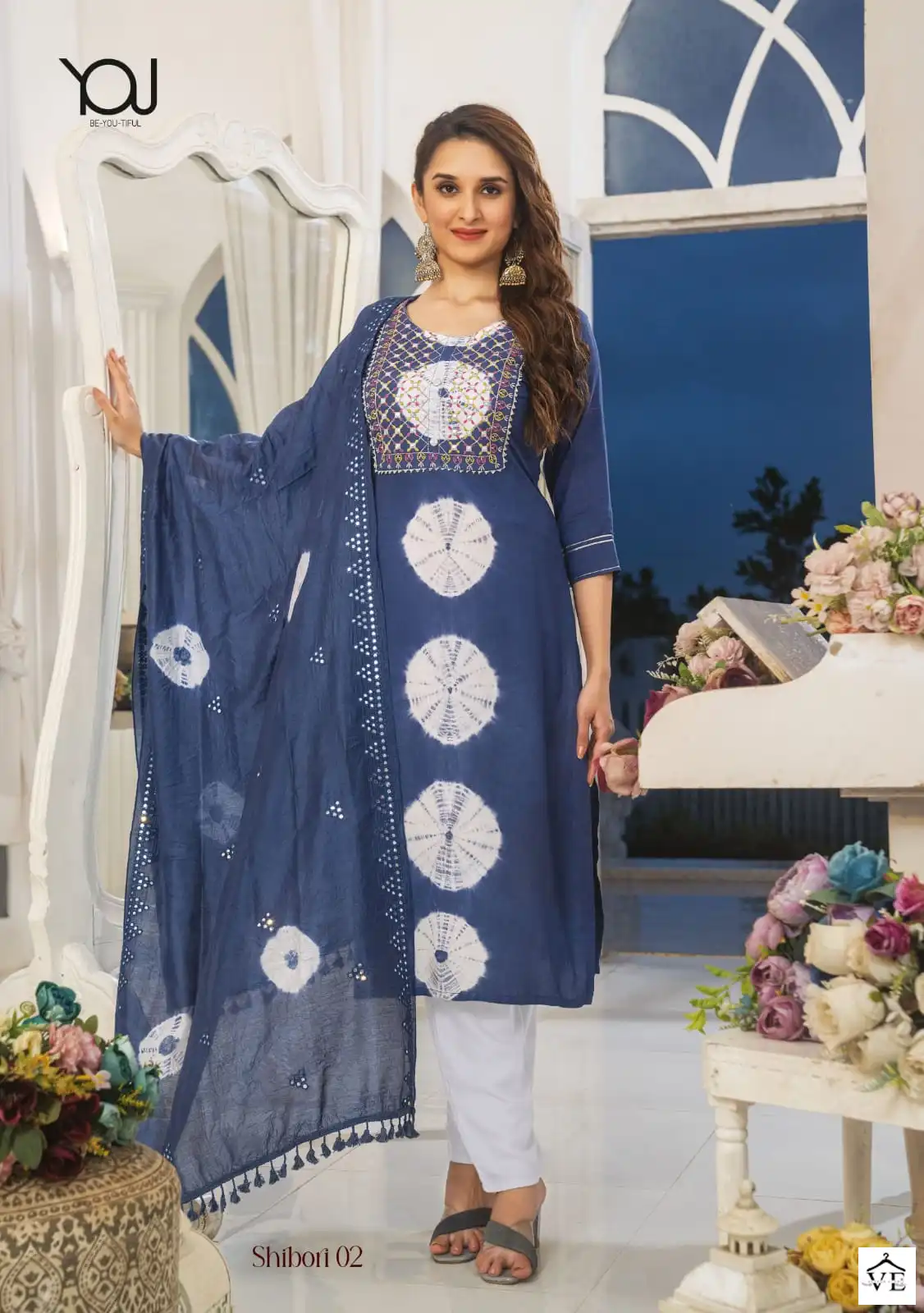 Wanna Shibori Luxury Rayon Wholesale Readymade Suits Catalog — Wholesale Salwar Suits, MPA wholesale from Surat - Gallery Image 2