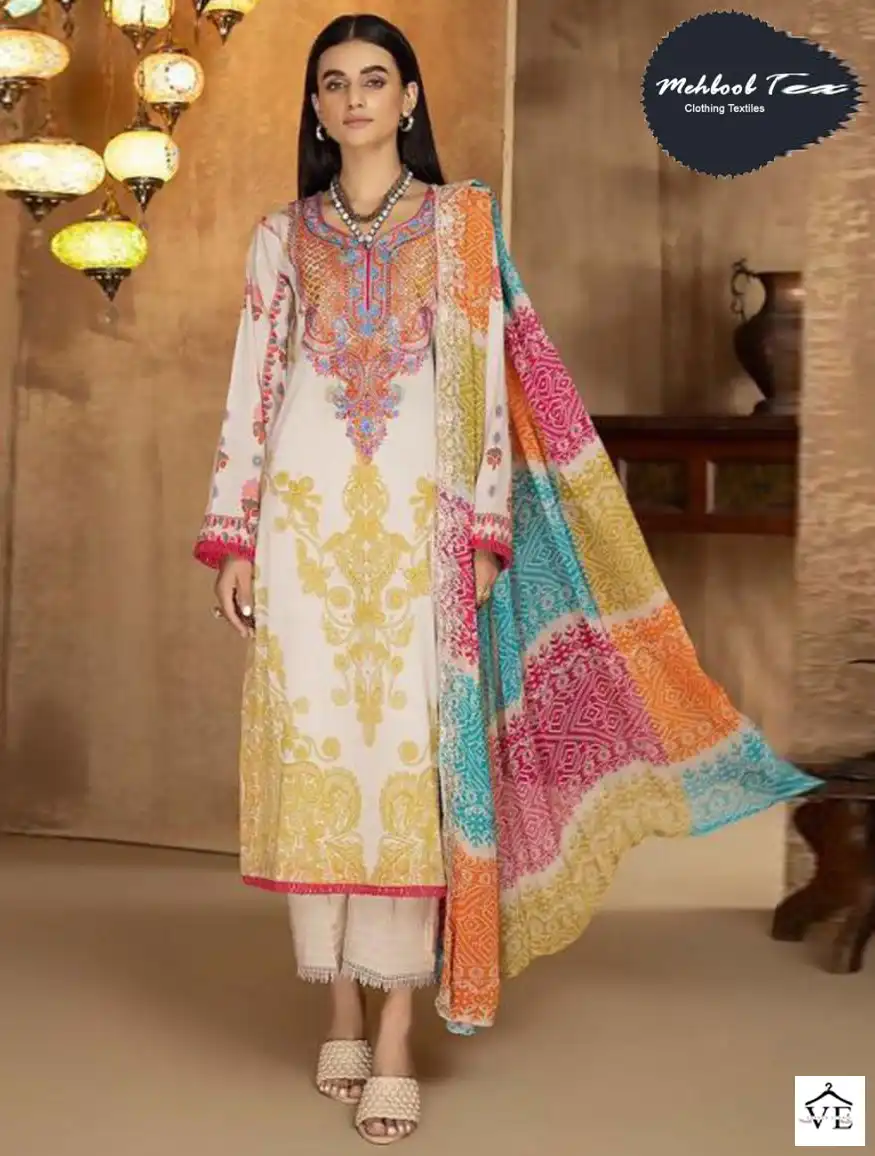 Vardan Ethnic Shoppers Vol 1 Pure Cotton Wholesale Pakistani Suit — Wholesale Salwar Suits, MPA wholesale from Surat — view 1