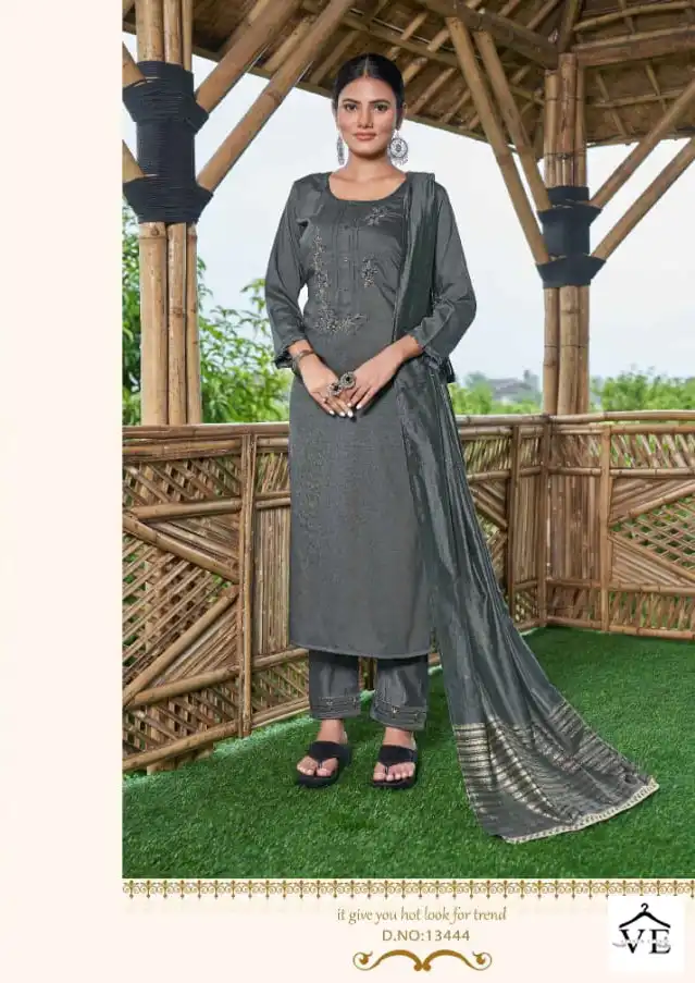 Kajree Slavia Parampara Silk Wholesale Readymade Salwar Kameez Catalog — Wholesale Salwar Suits, MPA wholesale from Surat - Gallery Image 4