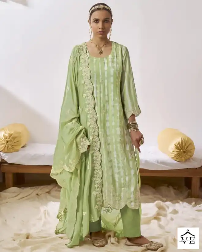 Kimora Suhani Pure Muslin Wholesale Salwar Suit Catalog — Wholesale Salwar Suits, MPA wholesale from Surat — view 1