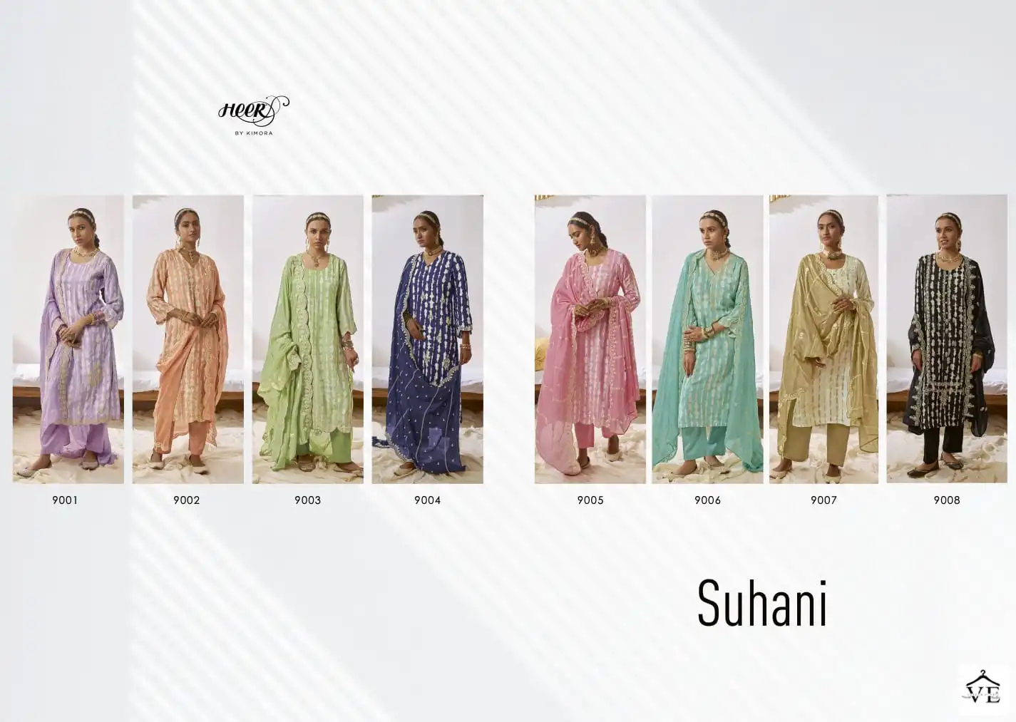 Kimora Suhani Pure Muslin Wholesale Salwar Suit Catalog — Wholesale Salwar Suits, MPA wholesale from Surat — view 9