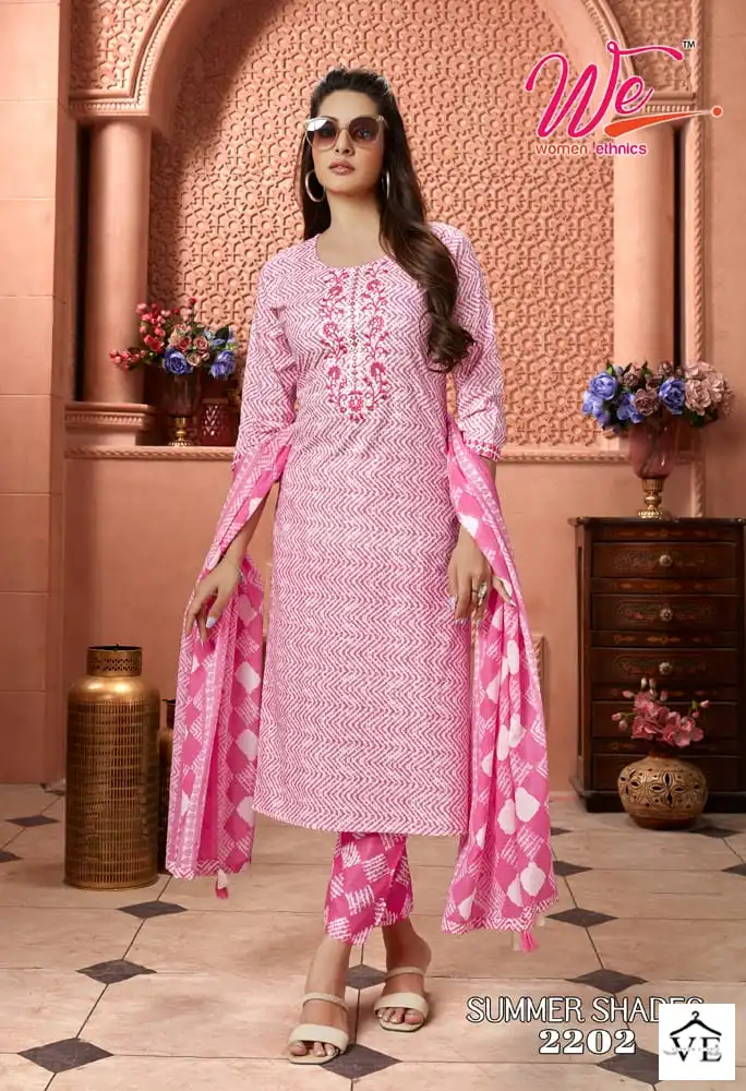 We Summer Shades Pure Cotton Wholesale Readymade Suit Catalog — Wholesale Salwar Suits, MPA wholesale from Surat - Gallery Image 2
