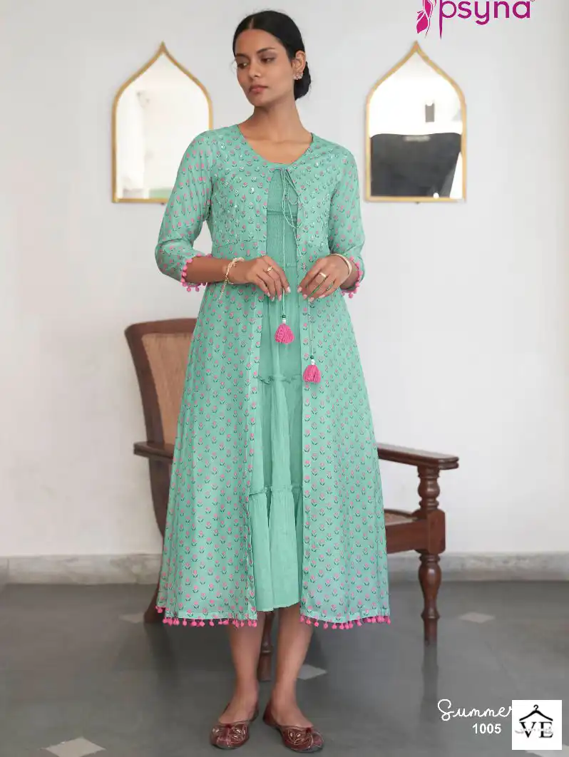 Psyna Summeria Cotton Printed Wholesale Kurtis Catalog — Wholesale Kurtis, MPA wholesale from Surat — view 1