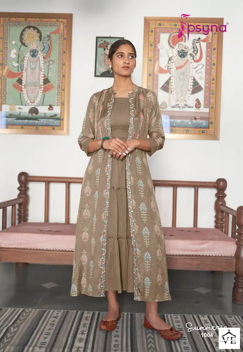 Psyna Summeria Cotton Printed Wholesale Kurtis Catalog — Wholesale Kurtis, MPA wholesale from Surat - Gallery Image 6