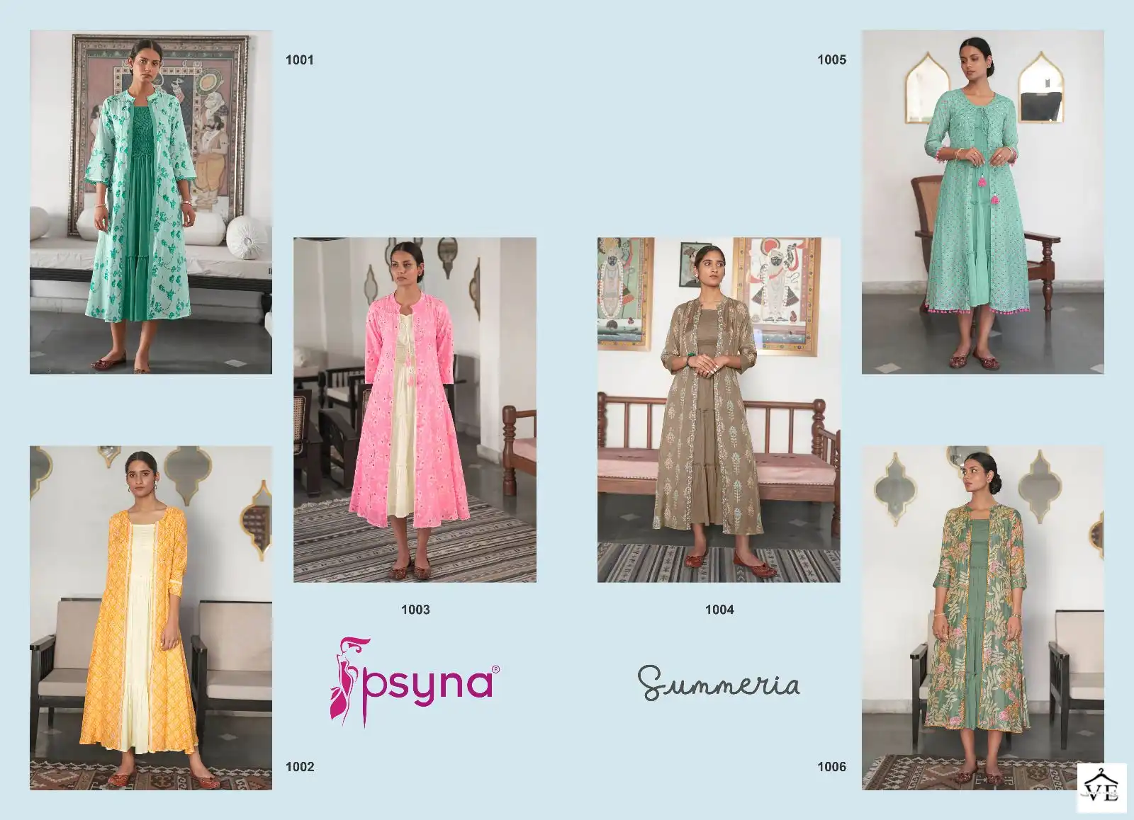 Psyna Summeria Cotton Printed Wholesale Kurtis Catalog — Wholesale Kurtis, MPA wholesale from Surat — view 7