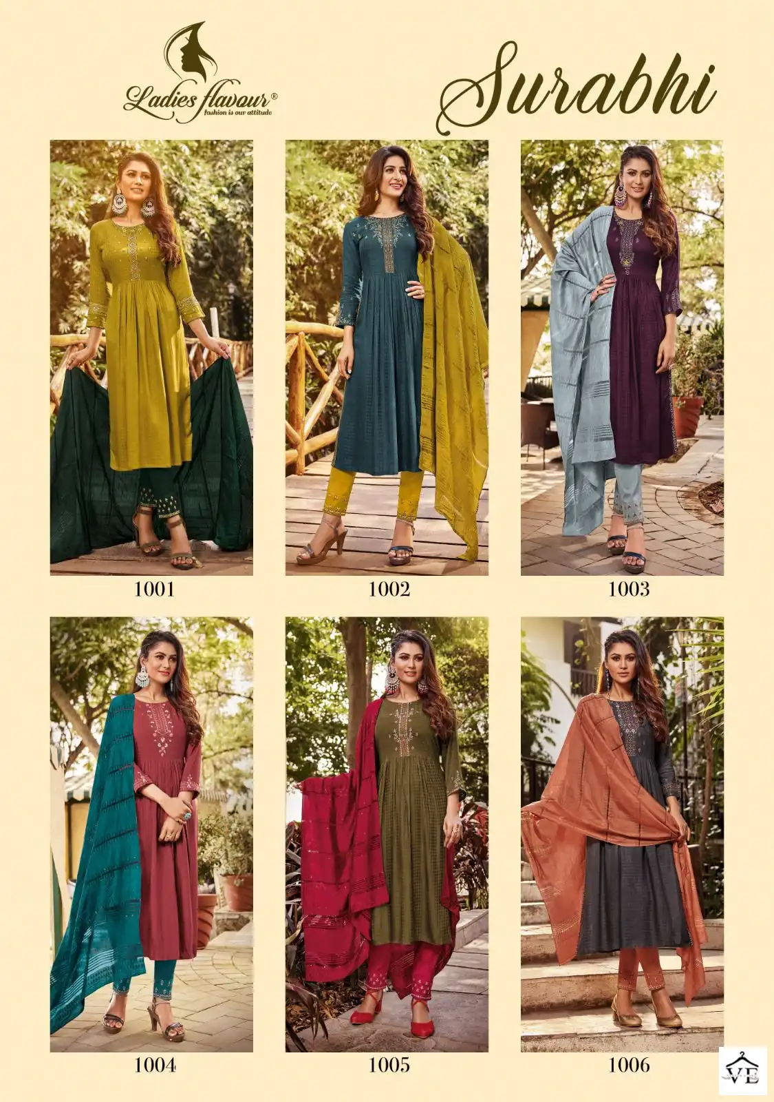 Ladies Flavour Surabhi Hevay Rayon Wholesale Readymade Salwar Suit Catalog — Wholesale Salwar Suits, MPA wholesale from Surat — view 7