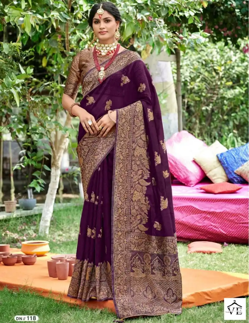 5D Designer Tanabana Vol-3 Organza Wholesale Saree Catalog — Wholesale Sarees, MPA wholesale from Surat — view 1