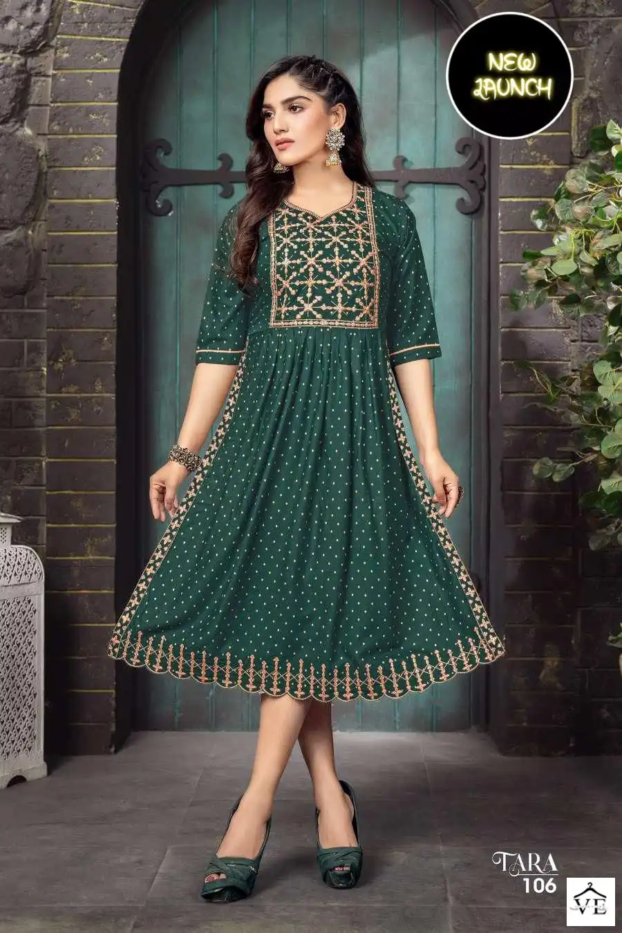 Beauty Queen Tara Vol 1 Heavy Rayon Wholesale Kurti Catalog — Wholesale Kurtis, MPA wholesale from Surat - Gallery Image 5