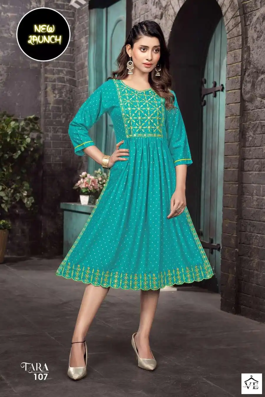 Beauty Queen Tara Vol 1 Heavy Rayon Wholesale Kurti Catalog — Wholesale Kurtis, MPA wholesale from Surat - Gallery Image 7