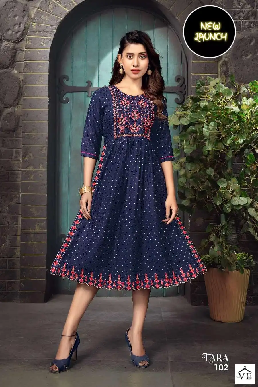 Beauty Queen Tara Vol 1 Heavy Rayon Wholesale Kurti Catalog — Wholesale Kurtis, MPA wholesale from Surat - Gallery Image 8