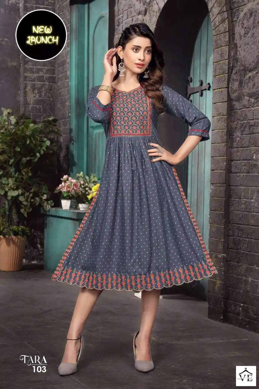 Beauty Queen Tara Vol 1 Heavy Rayon Wholesale Kurti Catalog — Wholesale Kurtis, MPA wholesale from Surat - Gallery Image 4