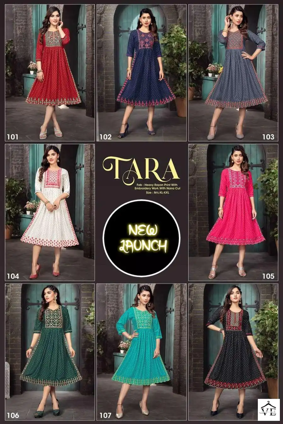 Beauty Queen Tara Vol 1 Heavy Rayon Wholesale Kurti Catalog — Wholesale Kurtis, MPA wholesale from Surat — view 9