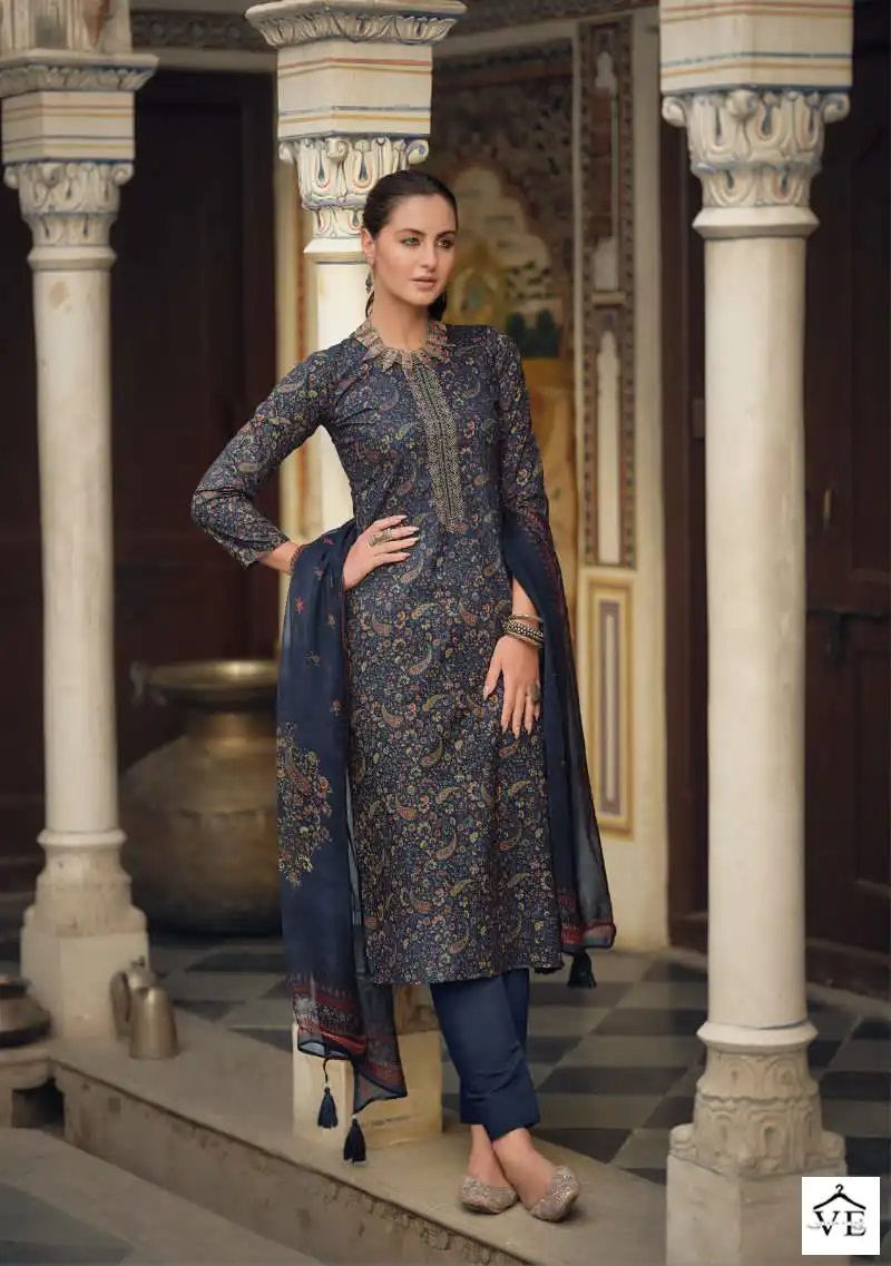 Kilory Tesoro Pure Lawn Cotton Wholesale Salwar Suit Catalog — Wholesale Salwar Suits, MPA wholesale from Surat — view 3