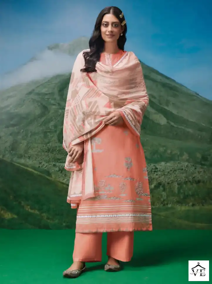 Sahiba Trees Pure Cotton Lawn Wholesale Salwar Suit Catalog — Wholesale Salwar Suits, MPA wholesale from Surat — view 1
